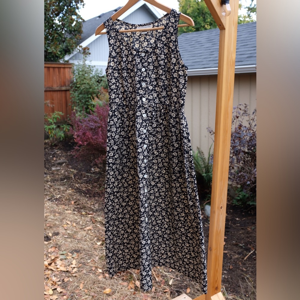 Vintage Banana Republic Floral Dress // Size 2
